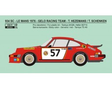 Decal – Porsche 934 - 1976 LeMans #57 - GELO racing team